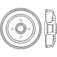 Purchase Top-Quality Tambour de frein arrière par CENTRIC PARTS - 123.50005 pa4