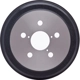 Purchase Top-Quality DYNAMIC FRICTION COMPANY - 365-76010 - Rear Brake Drum pa1