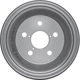 Purchase Top-Quality DYNAMIC FRICTION COMPANY - 365-76010 - Rear Brake Drum pa5