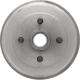 Purchase Top-Quality Rear Brake Drum by DYNAMIC FRICTION COMPANY - 365-76033 pa1