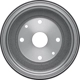 Purchase Top-Quality DYNAMIC FRICTION COMPANY - 365-80005 - Rear Brake Drum pa3