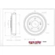 Purchase Top-Quality ULTRA - HYD94 - Rear Brake Drum pa1