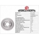 Purchase Top-Quality Rear Brake Drum by WORLDPARTS - WS1-180105 pa7