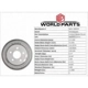 Purchase Top-Quality Rear Brake Drum by WORLDPARTS - WS1-180121 pa7
