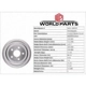 Purchase Top-Quality Rear Brake Drum by WORLDPARTS - WS1-180123 pa7