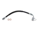 Purchase Top-Quality Rear Brake Hose by SUNSONG NORTH AMERICA - 2203791 pa1