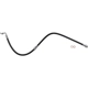 Purchase Top-Quality SUNSONG NORTH AMERICA - 2204808 - Rear Right Brake Hydraulic Hose pa1