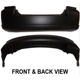 Purchase Top-Quality Rear Bumper Cover - CH1100867 pa1