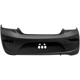 Purchase Top-Quality Rear Bumper Cover by SHERMAN PARTS - 3711A-89-0 pa1