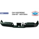 Purchase Top-Quality Rear Bumper Face Bar - CH1102376DSC pa1