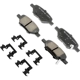 Purchase Top-Quality ACDELCO - 17D1033CHF1 - Ceramic Rear Disc Brake Pad Kit with Clips pa1