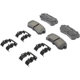Purchase Top-Quality ACDELCO - 17D1157CHF1 - Ceramic Rear Disc Brake Pad Kit with Clips pa1