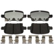 Purchase Top-Quality ACDELCO - 17D1857CHF1 - Rear Disc Brake Pad Kit pa2