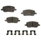 Purchase Top-Quality AGNA BRAKES - PLD1093C - Rear Ceramic Disc Brake Pad Set pa1