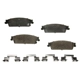 Purchase Top-Quality AGNA BRAKES - PLD1194C - Rear Ceramic Disc Brake Pad Set pa1