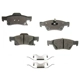 Purchase Top-Quality AGNA BRAKES - PLD1498C - Rear Ceramic Disc Brake Pad Set pa1