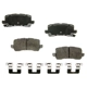 Purchase Top-Quality AGNA BRAKES - PLD1698C - Rear Ceramic Disc Brake Pad Set pa1