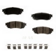 Purchase Top-Quality AGNA BRAKES - PLD1879C - Rear Ceramic Disc Brake Pad Set pa1