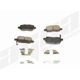Purchase Top-Quality Rear Ceramic Pads by AGNA BRAKES - PLD865C pa1