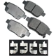 Purchase Top-Quality AKEBONO - ACT1103 - Rear Ceramic Pads pa11