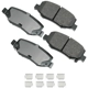Purchase Top-Quality AKEBONO - ACT1274A - Rear Ceramic Pads pa6