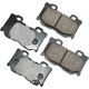 Purchase Top-Quality AKEBONO - ACT1347 - Rear Ceramic Pads pa7