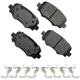 Purchase Top-Quality Rear Ceramic Pads by AKEBONO - ACT1809 pa7