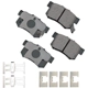 Purchase Top-Quality Rear Ceramic Pads by AKEBONO - ACT536B pa11