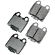 Purchase Top-Quality Rear Ceramic Pads by AKEBONO - ACT771 pa9