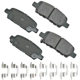Purchase Top-Quality AKEBONO - ACT905 - Rear Ceramic Pads pa5