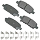 Purchase Top-Quality AKEBONO - ACT905A - Rear Ceramic Pads pa6