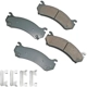 Purchase Top-Quality Rear Ceramic Pads by AKEBONO - ASP785A pa10