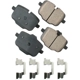 Purchase Top-Quality Rear Ceramic Pads by AKEBONO - EUR1469 pa6