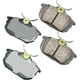 Purchase Top-Quality Rear Ceramic Pads by AKEBONO - EUR838 pa10