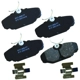 Purchase Top-Quality BENDIX - SBC610 - Ceramic Rear Disc Brake Pads pa1