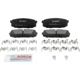 Purchase Top-Quality BOSCH - BC1304 - Rear Ceramic Pads pa5