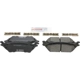 Purchase Top-Quality BOSCH - BC1602 - Rear Ceramic Pads pa5