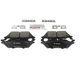 Purchase Top-Quality BOSCH - BC1790 - Rear Ceramic Pads pa6