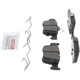 Purchase Top-Quality BOSCH - BE1665BH - Rear Ceramic Pads pa5
