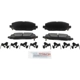 Purchase Top-Quality Rear Ceramic Pads by BOSCH - BE2186H pa2