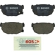Purchase Top-Quality Rear Ceramic Pads by BOSCH - BP272 pa3