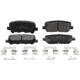 Purchase Top-Quality ULTRA STOP - ULT1281H - Brake Pad with Hardware Kit pa2