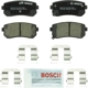 Purchase Top-Quality BOSCH - BC1157 - Rear Ceramic Pads pa5