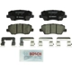 Purchase Top-Quality Rear Ceramic Pads by BOSCH - BC1659 pa1