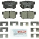 Purchase Top-Quality BOSCH - BC537 - Rear Ceramic Pads pa1