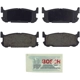 Purchase Top-Quality Rear Ceramic Pads by BOSCH - BE1002 pa1