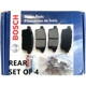 Purchase Top-Quality BOSCH - BE1259H - Rear Ceramic Pads pa8