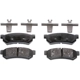 Purchase Top-Quality BRAKEBEST - SC1315 - Rear Ceramic Brake Pads pa2