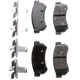 Purchase Top-Quality BRAKEBEST - SC1315 - Rear Ceramic Brake Pads pa4