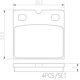 Purchase Top-Quality Rear Ceramic Pads by BREMBO - P02001N pa5